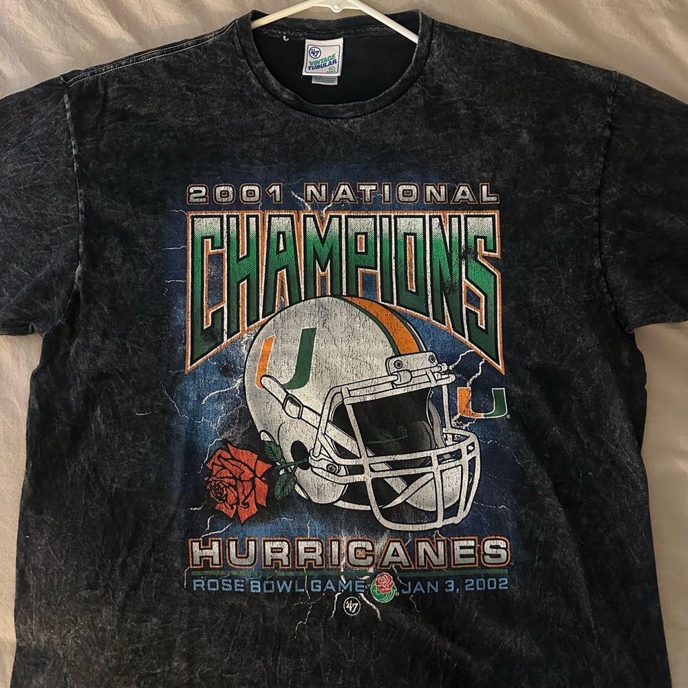 Miami Hurricanes Football Vintage T-Shirt - Men’s XL